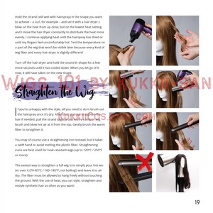 Wigs 101 by Kukkii-san English Tutorial E-Book Cosplay Wig Styling for Beginners image 5