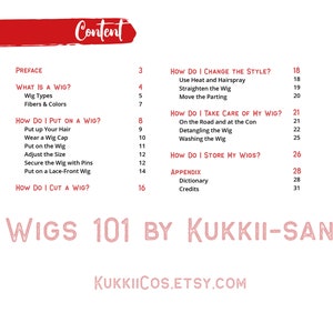 Wigs 101 by Kukkii-san English Tutorial E-Book Cosplay Wig Styling for Beginners image 7