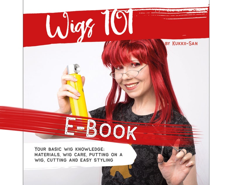 Wigs 101 by Kukkii-san English Tutorial E-Book Cosplay Wig Styling for Beginners image 1