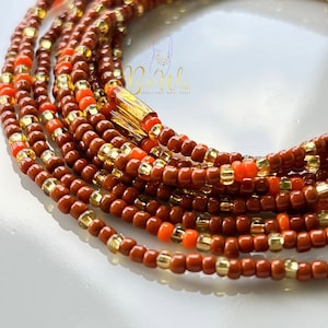 Vitality | Waist beads | Traditional Waist beads | Tie on Waist beads | Belly beads | Brown Waistbeads