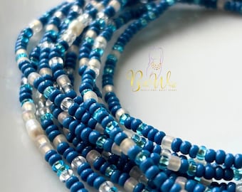 Tranquil Goddess | Waistbeads | African Beaded Belly Chain with Pearls
