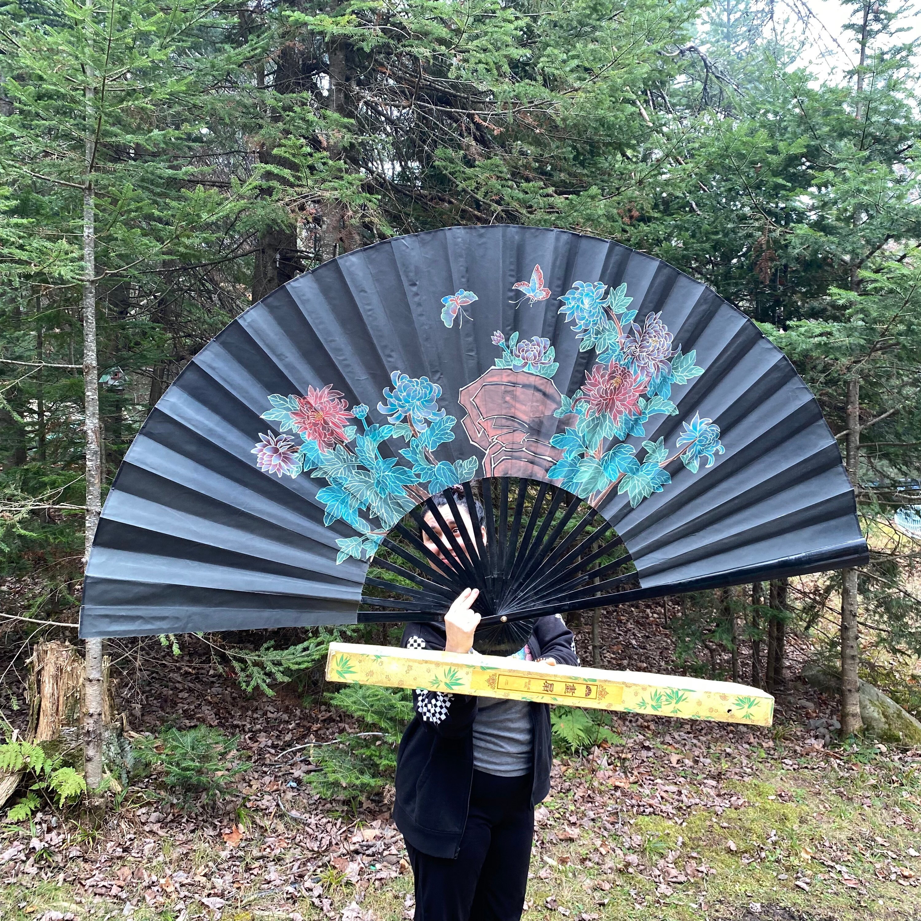 Large Folding Fan Etsy Canada