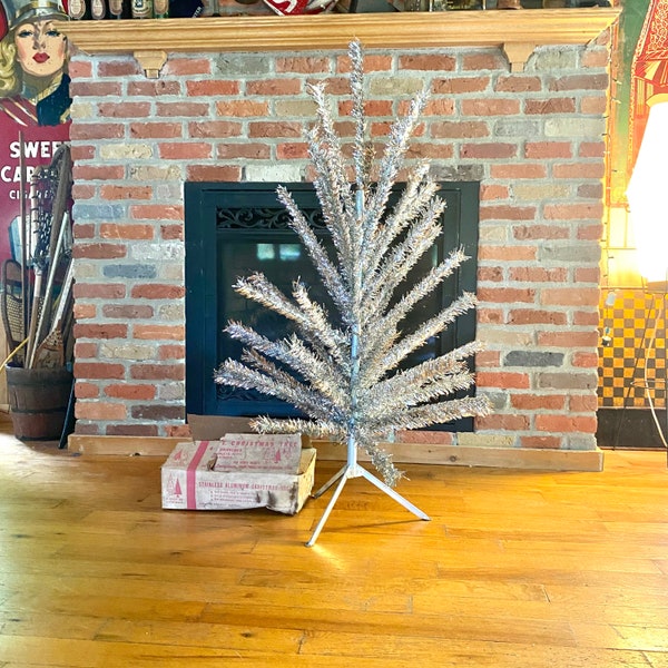 Vintage Christmas Aluminium Tree 48 Inch