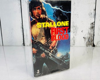 Vintage classic Vhs first blood Sylvester Stallone