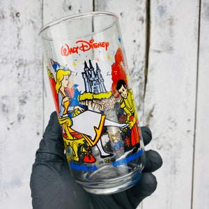 Vintage Cinderella Walt Disney Coke Glass