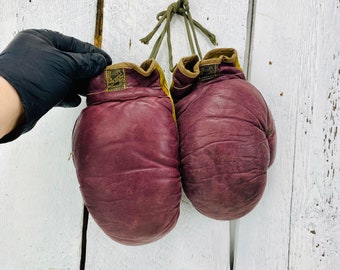 Antique Small Leather Boxing Glove