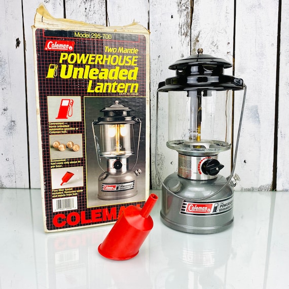 Vintage Coleman Lantern Model 295 Double Mantle 11/89 Whit - Etsy