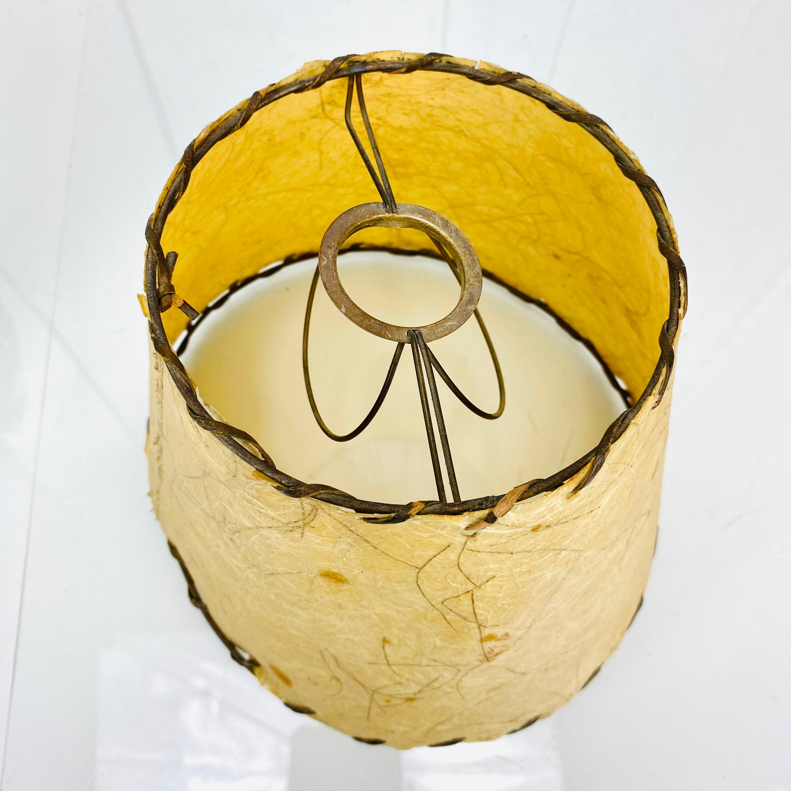 Mid Century Fiberglass Lamp Shade Etsy