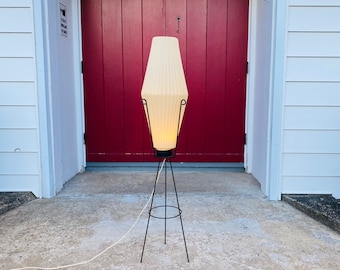 Vintage Mid Century Rare Large Tripod Floor Lamp,Vintage Tripod Floor Lamp