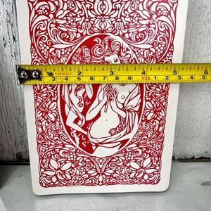 Vintage Nude Playing Card, Big Desk Card, Nude Women Japan, Pin Up - Etsy