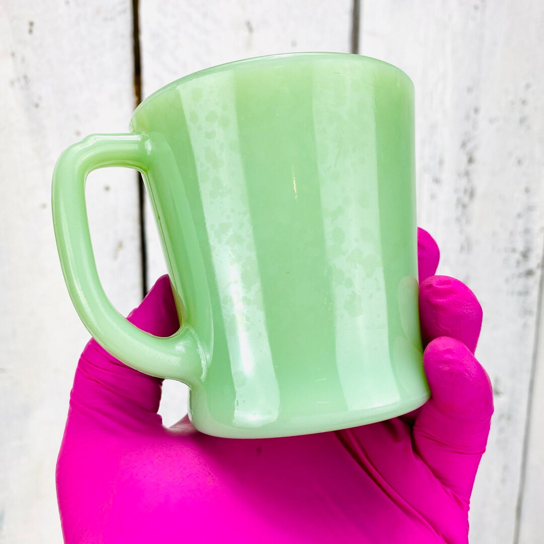 Vintage Fire King Jadeite Anchor Hocking Mug D Handle Etsy