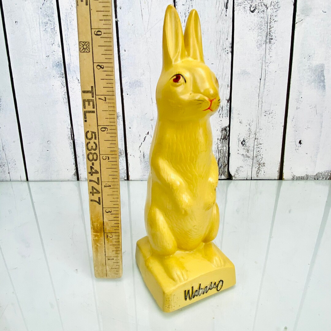 Vintage Wabasso Rabbit Plastic Bank Mascott Etsy