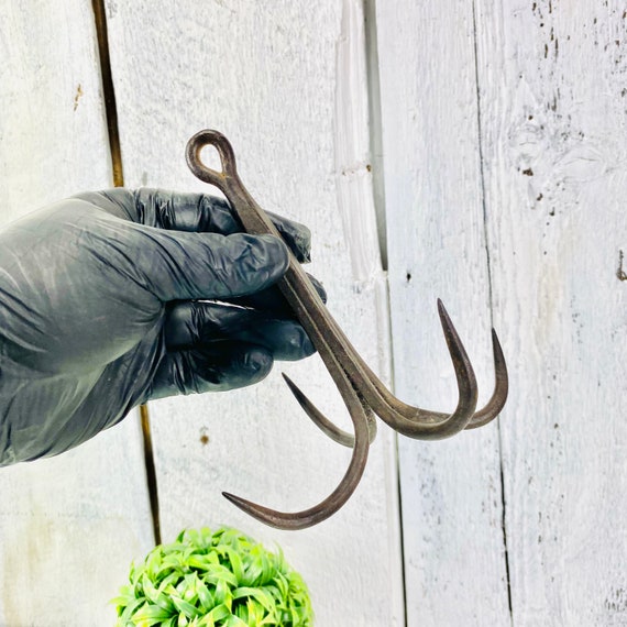 Antique Forged Giant Hook for Cod Fishing -  Canada