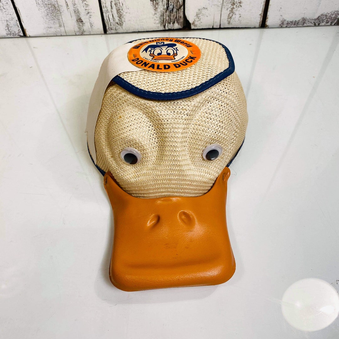 Donald Duck Cap Walt Disney World Souvenir Cap Squeaker Flet Etsy