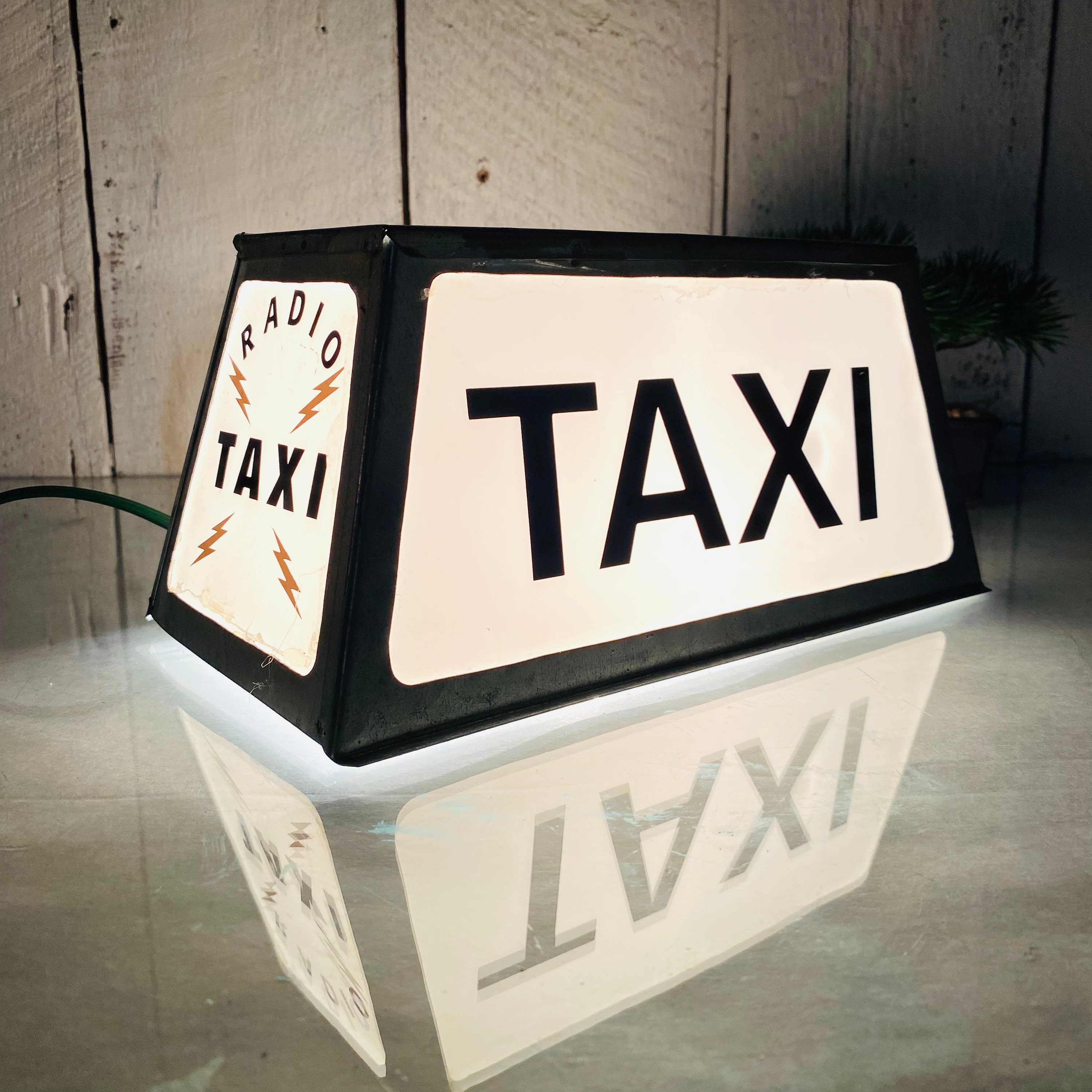 12V Auto Schild Lampe Taxi Kuppel Licht COB Licht mit Klebebasis COB Taxi  Schild Kabine
