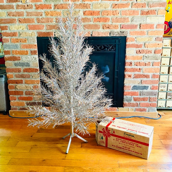 Vintage Aluminum Christmas Tree 4 Feet