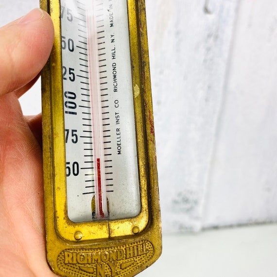 Brass Indoor Outdoor Garden Thermometer – Gentlemen's Hardware