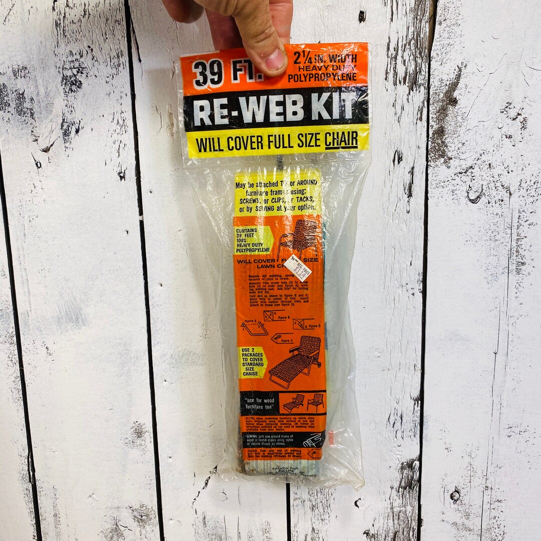 Vintage Light Green Outdoor Furniture Vinyl Strap Repair Kit Etsy