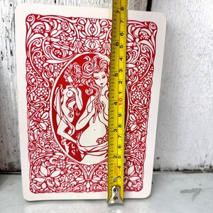 Vintage Nude Playing Card, Big Desk Card, Nude Women Japan, Pin Up - Etsy