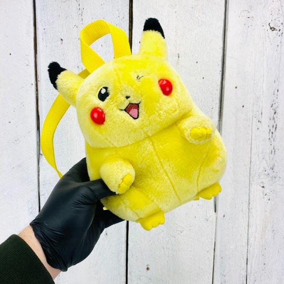 Vintage Pikachu Backpack Pokémon Yellow Nintendo … - image 9