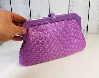 Vintage purple vineto hand bag