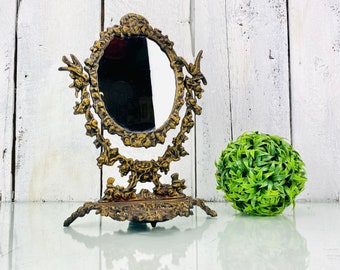 Vanity Mirror,Dresser Mirror Makeup,Ornate Standing Mirror