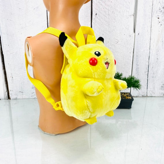 Vintage Pikachu Backpack Pokémon Yellow Nintendo … - image 5