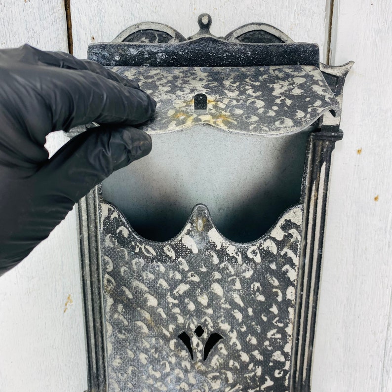 Vintage Large Metal Wall Letter Box Etsy