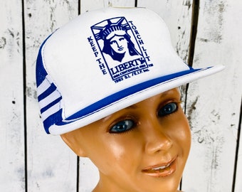 Vintage cap snap back Liberty Lite fondation,trucker cap,New York cap