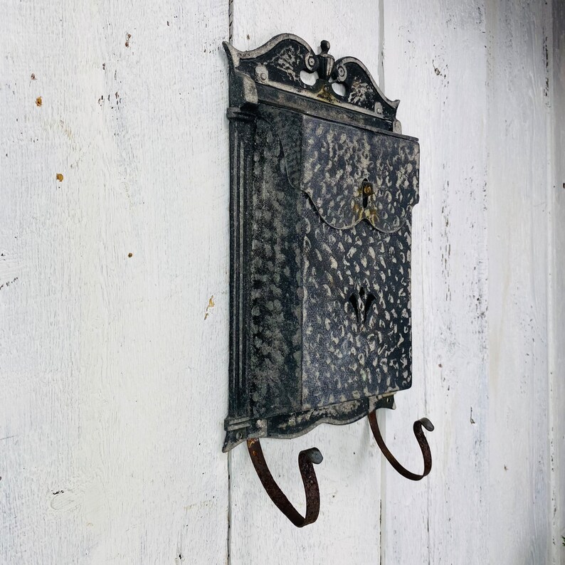 Vintage Large Metal Wall Letter Box Etsy