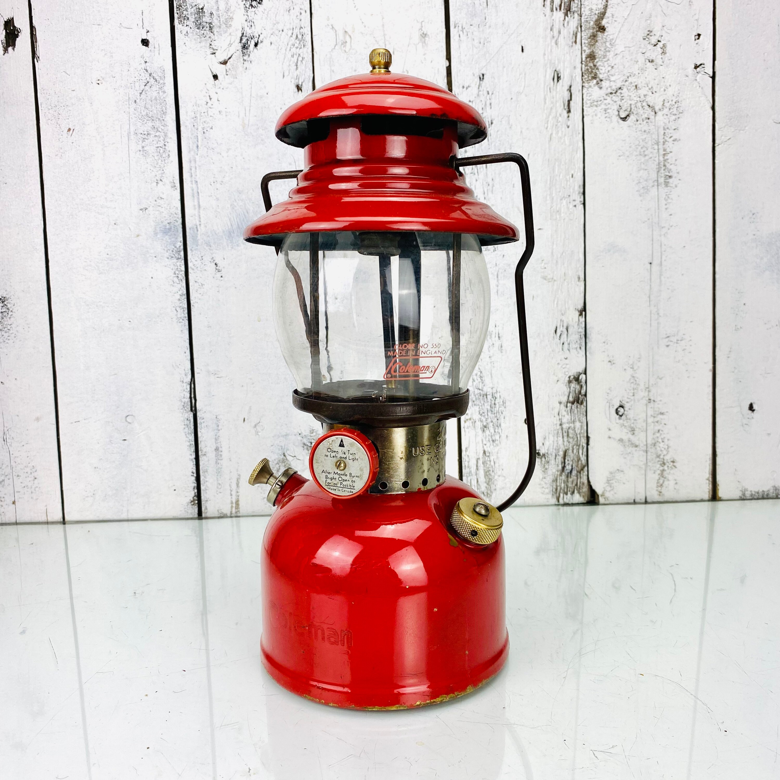 Vintage Coleman Lantern Model 200 Brass Tank 6/59 Etsy