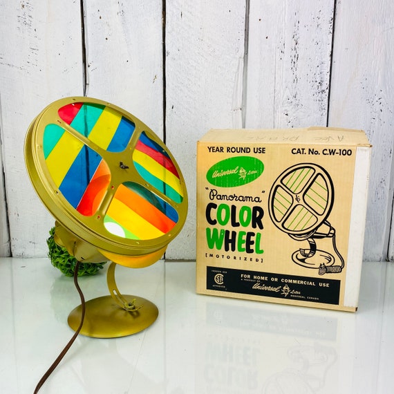 Vintage Panorama Color Wheel Christmas Light for Christmas Etsy