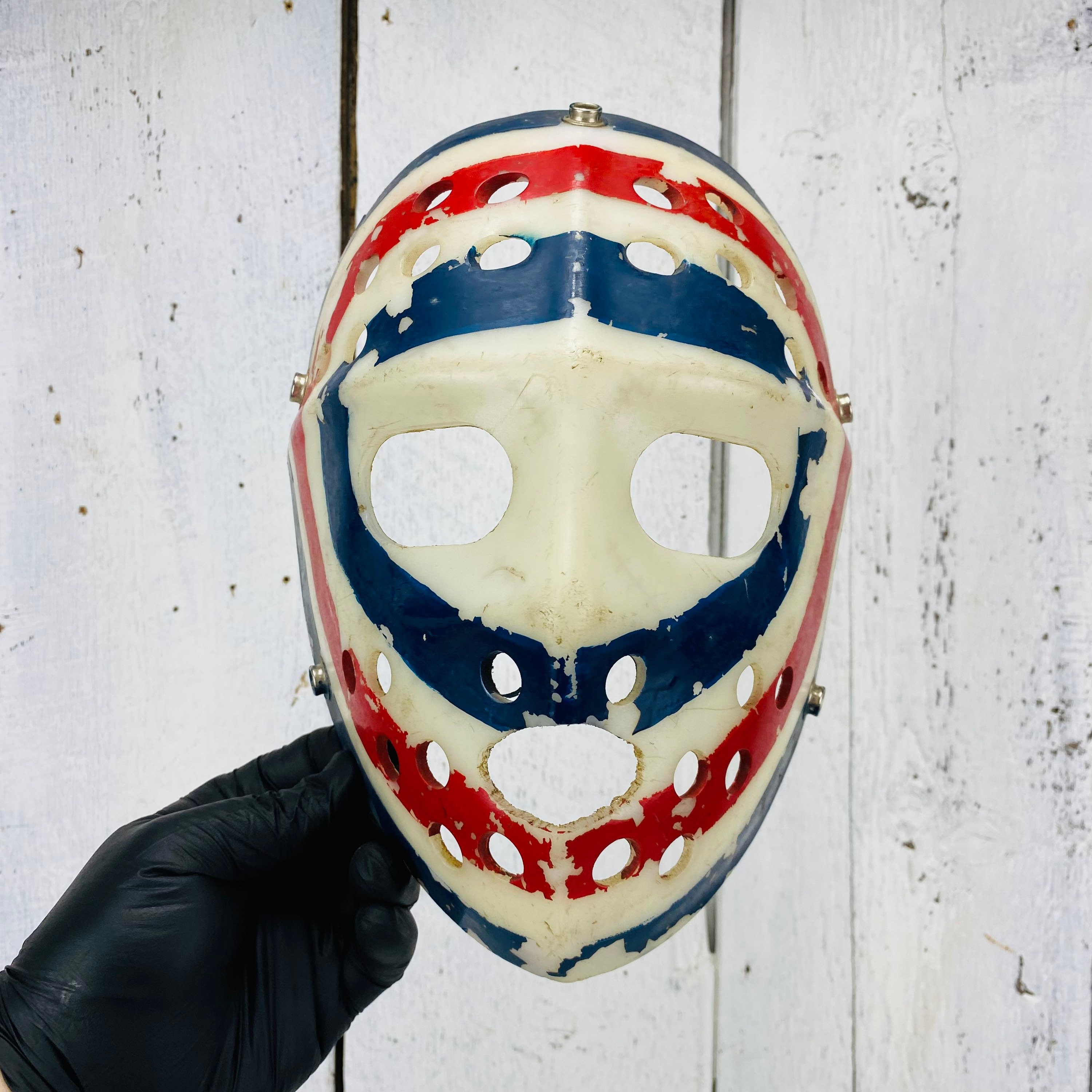 Vintage Street Hockey Mask Ken Dryden Style Hand Painted Mask - Etsy Hong