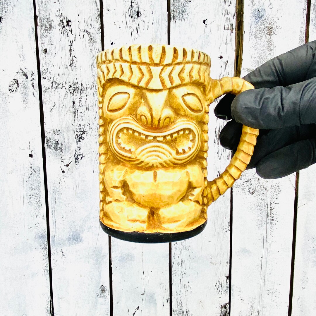 Vintage Tiki Mugs Etsy