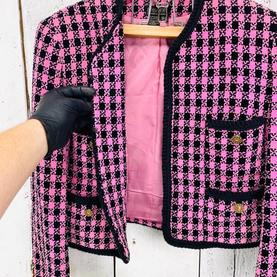 Vintage Pink Tweed jacket Episode By Carolyn Whri… - image 6