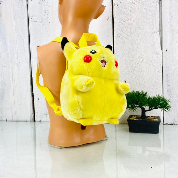 Vintage Pikachu Backpack Pokémon Yellow Nintendo … - image 3