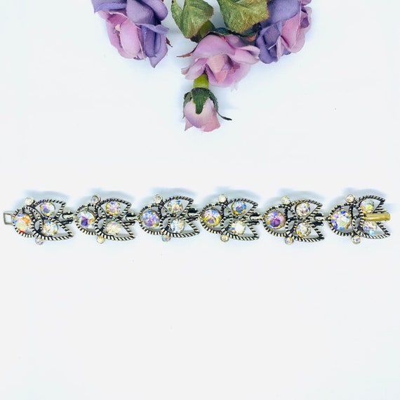 Vintage Kramer Bracelet, Strass Bracelet, Mid Cent