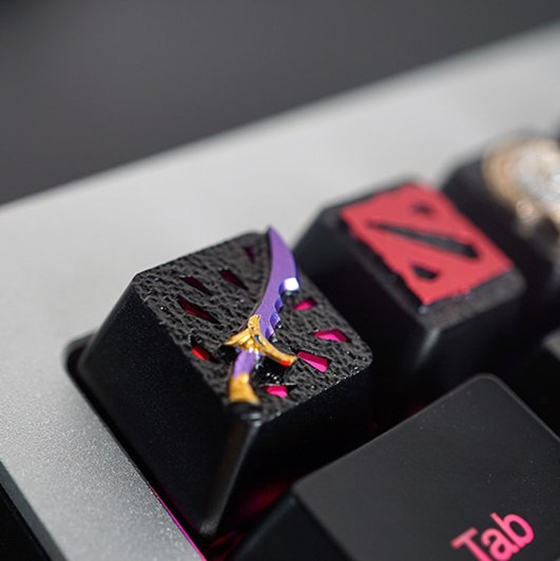 Dota2 Shadow Blade inspired keycap for mechanical keyboard