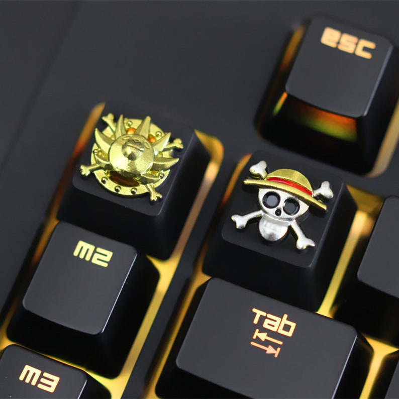 One Pieceワンピース logo inspired keycap for mechanical keyboard Etsy