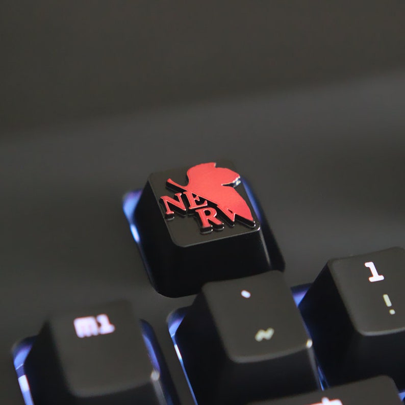 EVA(新世紀エヴァンゲリオン) NERV logo inspired keycap for mechanical keyboard 