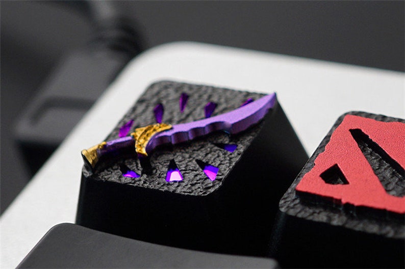 Dota2 Shadow Blade inspired keycap for mechanical keyboard