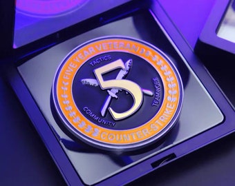 csgo 5 years/ 10 years bouble side coin
