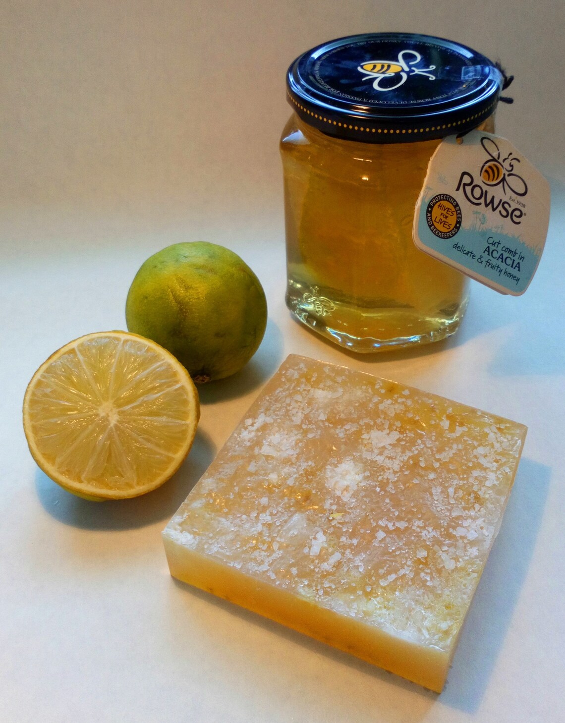 Dish Washing Soap Bar 140g Approx Lime and Honey Sulphate Etsy UK