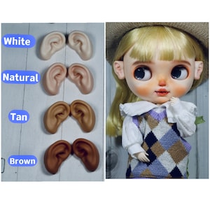 sunny Original design. Blythe ear. small ears, realistic human style ears