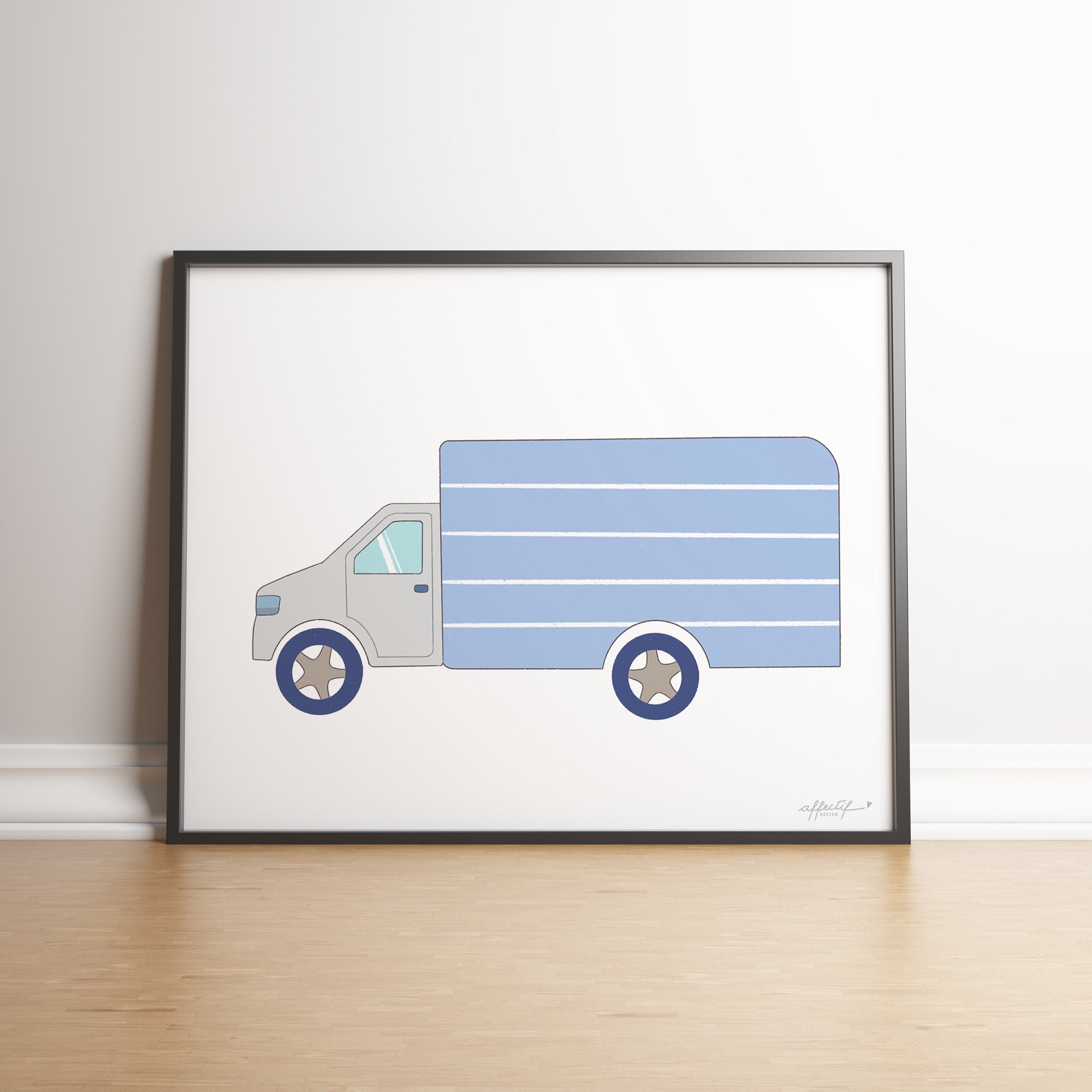 Truck Nursery Decor Truck Nursery Wall Art Toddler Decor Etsy