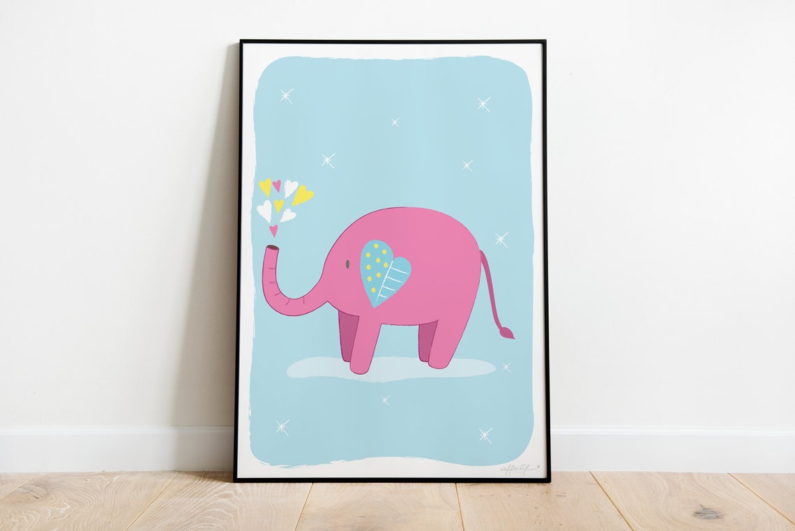 Nursery Printable Set Animals Printable Set Set of 3 Nursery - Etsy