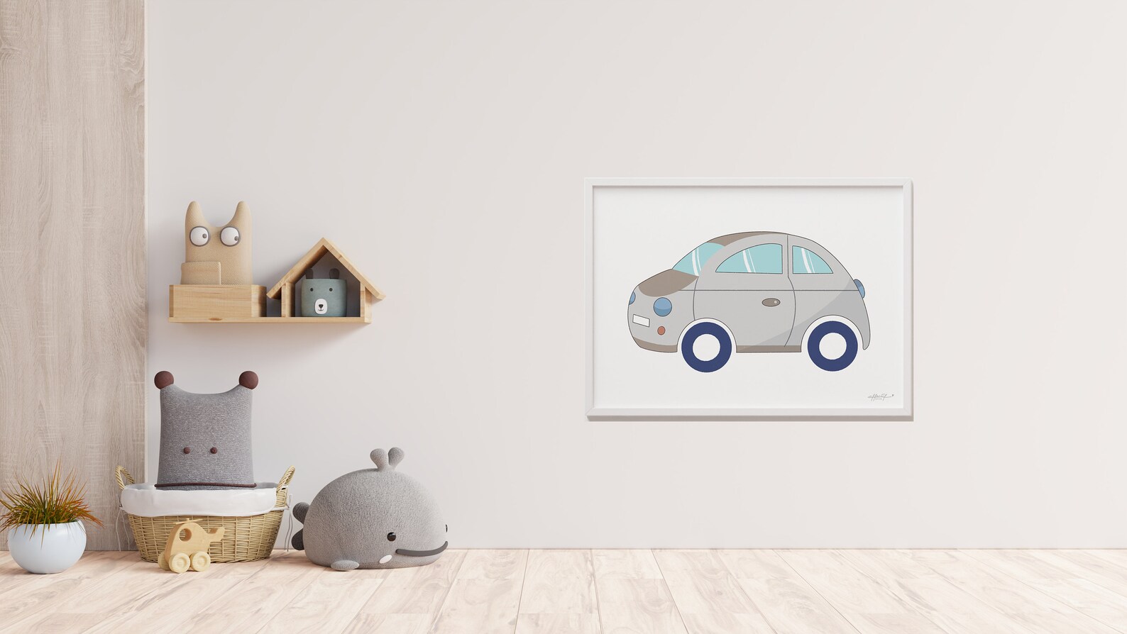 Car Nursery Decor Car Nursery Wall Art Car Toddler Decor Etsy