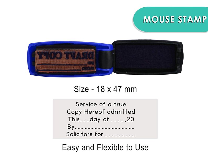 Self Ink Custom Stamp Customised Stamp Self Ink 18X47 mm Custom Design Stamp Wedding Mouse Stamp Personalised Handy Stamp