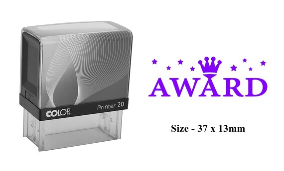 Choose Your Personalized Icon Round Rubber Stamp Self Inking COLOP Mini Stamper 12 mm-Violet Ink