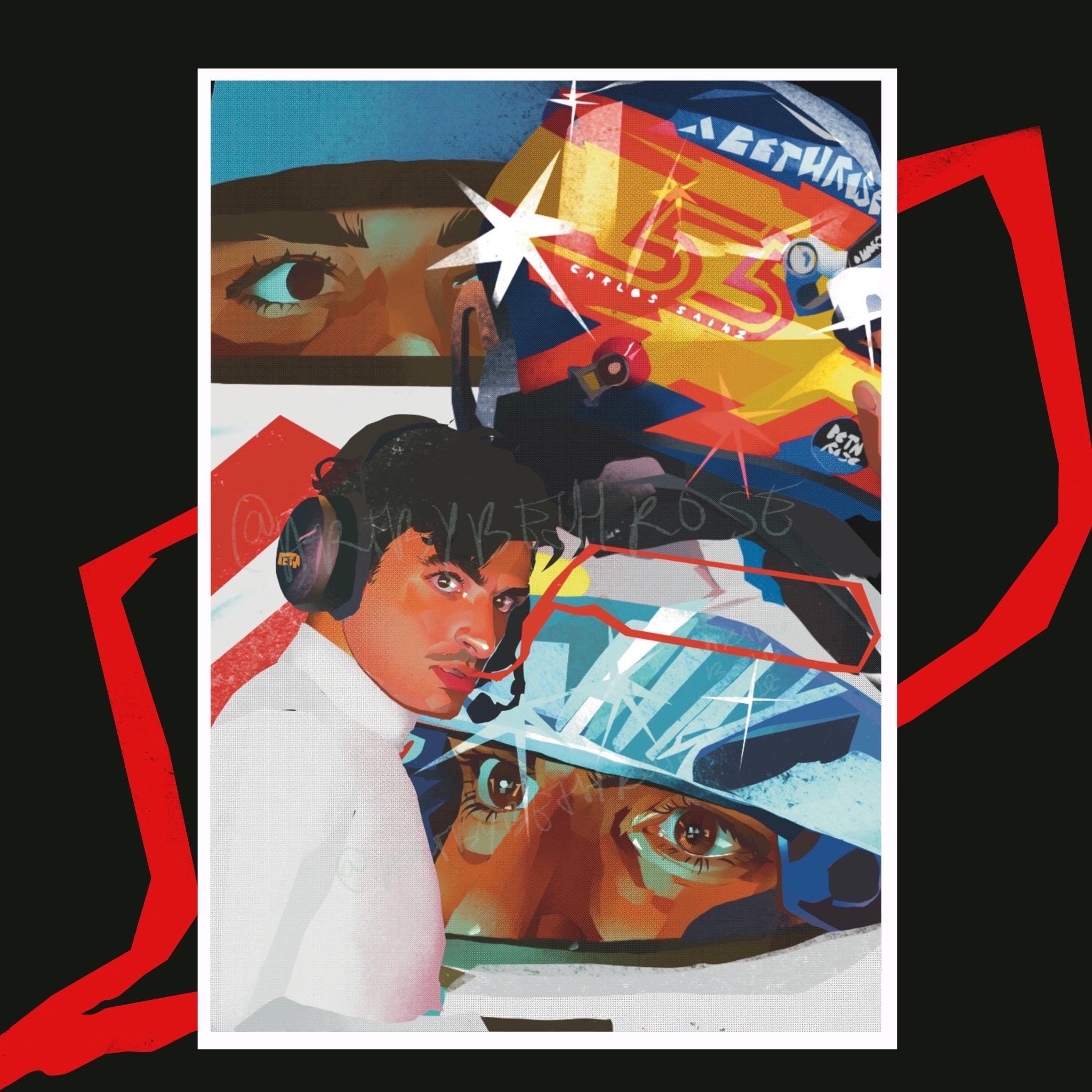 F1カード カルロスサインツ シールサインカード ミントモール / MINT LAB TOKYO店 / 2024 Topps Chrome Formula 1